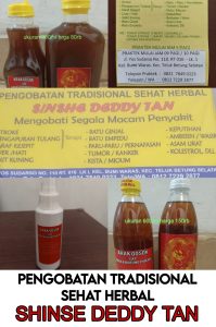 PENGOBATAN TRADISIONAL SEHAT HERBAL SHINSE DEDDY TAN